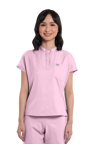 Airstretch® Custom Fit Cap Sleeve Women Scrub Top