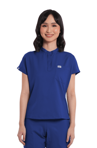 Airstretch® Custom Fit Cap Sleeve Women Scrub Top