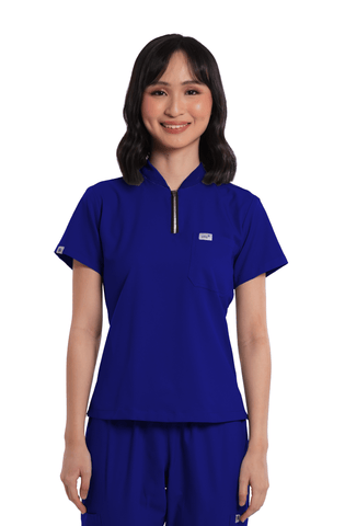 Airstretch® Custom Fit Half Zipped Women Scrub Top