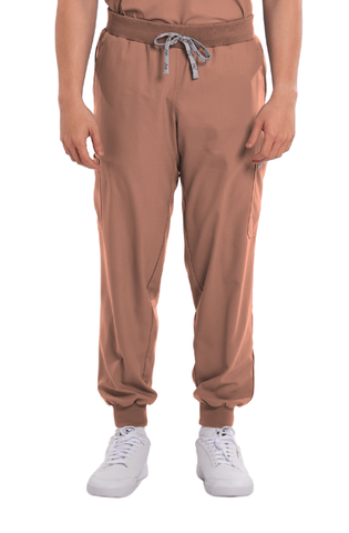 Airstretch® Custom Fit Knitted Jogger Men Scrub Pants