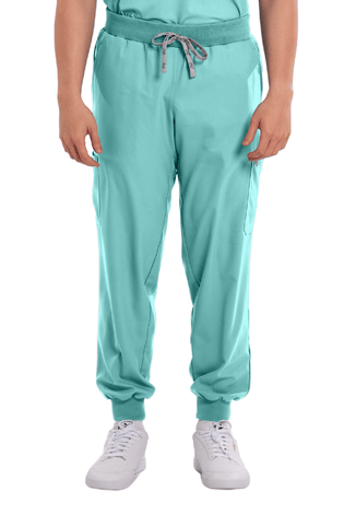 Airstretch® Custom Fit Knitted Jogger Men Scrub Pants