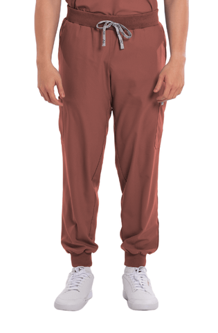Airstretch® Custom Fit Knitted Jogger Men Scrub Pants