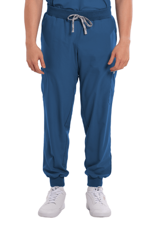 Airstretch® Custom Fit Knitted Jogger Men Scrub Pants