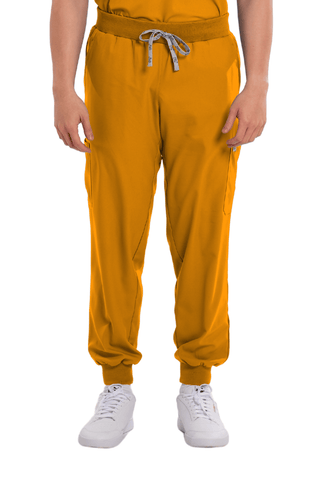 Airstretch® Custom Fit Knitted Jogger Men Scrub Pants