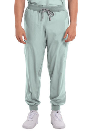 Airstretch® Custom Fit Knitted Jogger Men Scrub Pants