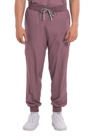 Airstretch® Custom Fit Knitted Jogger Men Scrub Pants