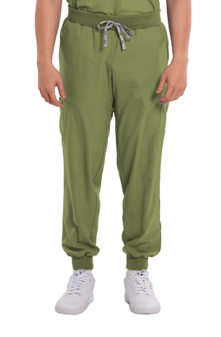 Airstretch® Custom Fit Knitted Jogger Men Scrub Pants