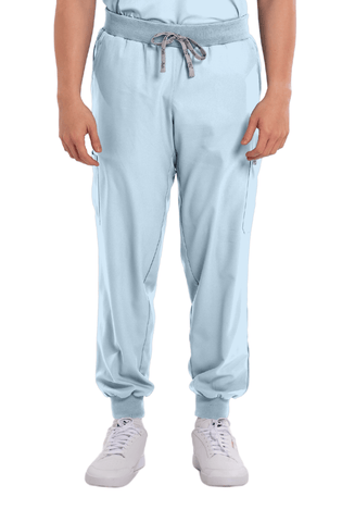 Airstretch® Custom Fit Knitted Jogger Men Scrub Pants