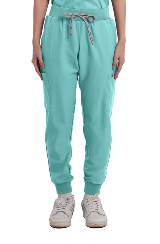 Airstretch® Custom Fit Knitted Jogger Women Scrub Pants