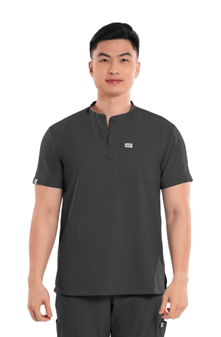 Airstretch® Mandarin Men Scrub Top