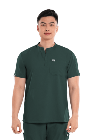 Airstretch® Mandarin Men Scrub Top