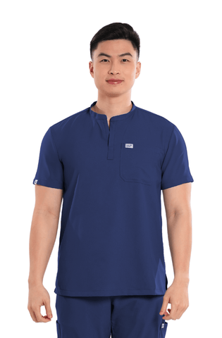 Airstretch® Mandarin Men Scrub Top