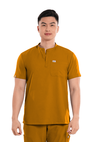 Airstretch® Mandarin Men Scrub Top