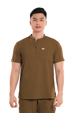 Airstretch® Mandarin Men Scrub Top
