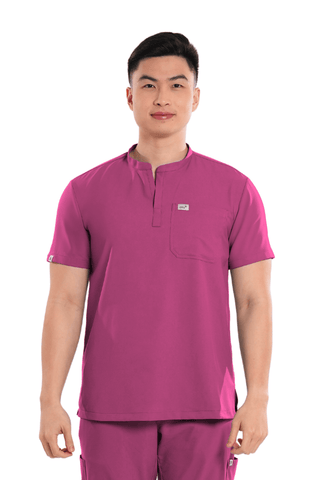 Airstretch® Mandarin Men Scrub Top