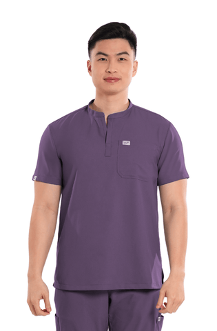 Airstretch® Mandarin Men Scrub Top