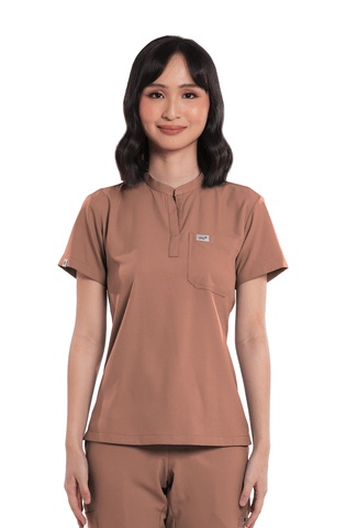 Airstretch® Custom Fit Mandarin Women Scrub Top