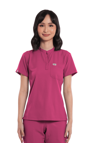 Airstretch® Custom Fit Mandarin Women Scrub Top