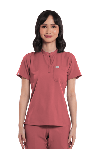 Airstretch® Mandarin Women Scrub Top