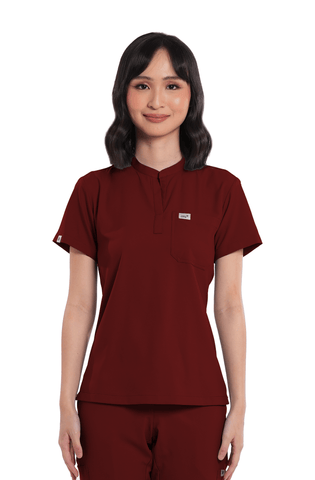 Airstretch® Mandarin Women Scrub Top