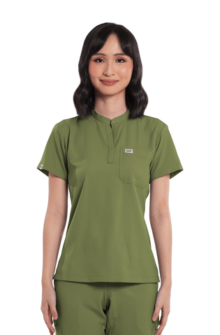 Airstretch® Mandarin Women Scrub Top