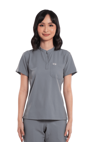 Airstretch® Custom Fit Mandarin Women Scrub Top