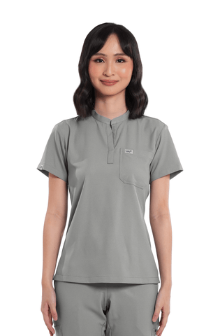 Airstretch® Custom Fit Mandarin Women Scrub Top