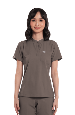 Airstretch® Custom Fit Mandarin Women Scrub Top