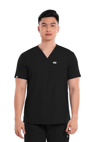 Airstretch® V-Neck Men Scrub Top