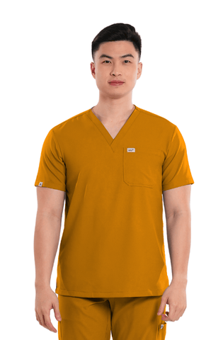 Airstretch® V-Neck Men Scrub Top
