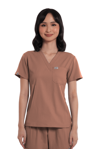 Airstretch® V-Neck Women Scrub Top