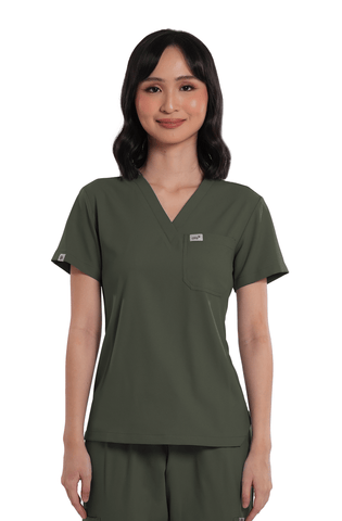 Airstretch® V-Neck Women Scrub Top
