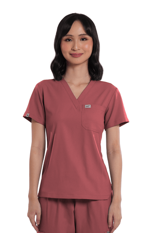 Airstretch® V-Neck Women Scrub Top