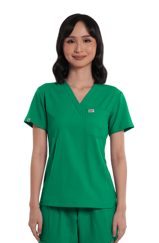 Airstretch® V-Neck Women Scrub Top