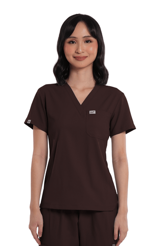 Airstretch® V-Neck Women Scrub Top