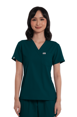 Airstretch® V-Neck Women Scrub Top