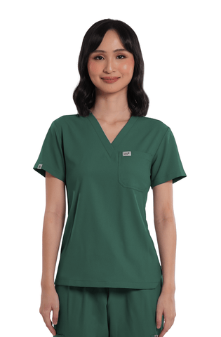 Airstretch® V-Neck Women Scrub Top