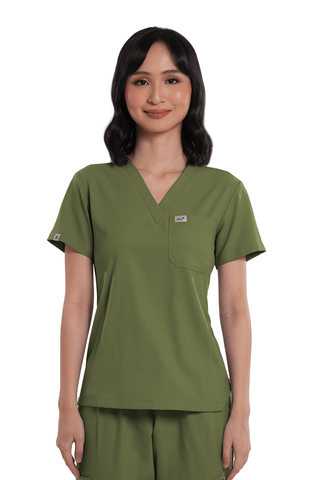 Airstretch® V-Neck Women Scrub Top