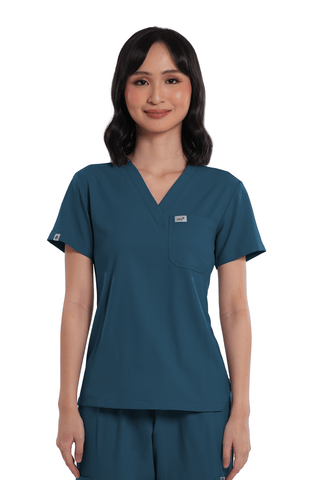 Airstretch® V-Neck Women Scrub Top