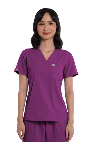 Airstretch® V-Neck Women Scrub Top