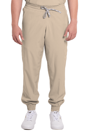 Basicflex® Garterized Jogger Men Scrub Pants