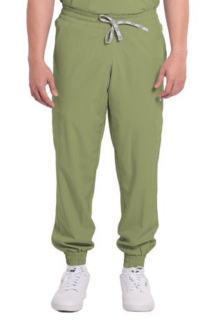 Basicflex® Garterized Jogger Men Scrub Pants