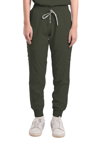 Basicflex® Custom Fit Garterized Jogger Women Scrub Pants