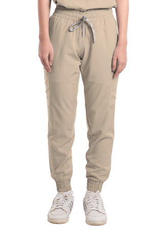 Basicflex® Custom Fit Garterized Jogger Women Scrub Pants