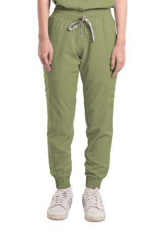 Basicflex® Custom Fit Garterized Jogger Women Scrub Pants