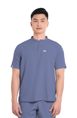 Basicflex® Mandarin Men Scrub Top
