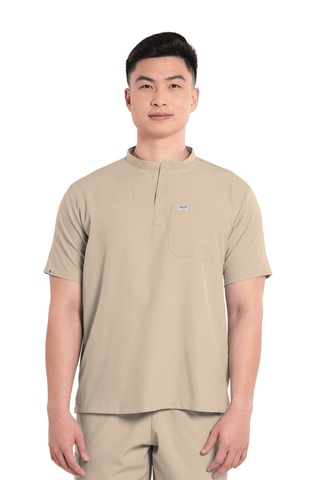 Basicflex® Mandarin Men Scrub Top
