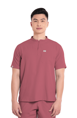 Basicflex® Mandarin Men Scrub Top