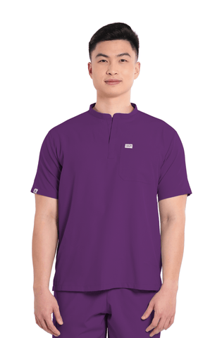 Basicflex® Mandarin Men Scrub Top