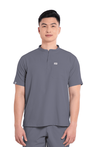 Basicflex® Mandarin Men Scrub Top